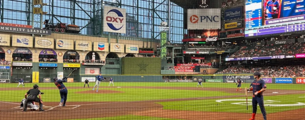 Diamond Club at the Astros ballpark